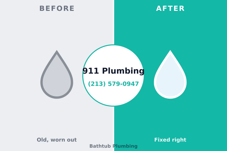 Before and after: plumbing repair North Bonneville, WA